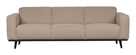 BePureHome Bank 'Statement' 3-zits, Bouclé, kleur Beige