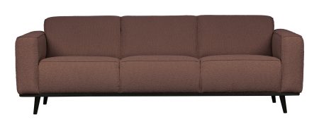 BePureHome Bank 'Statement' 3-zits, Bouclé, kleur Coffee