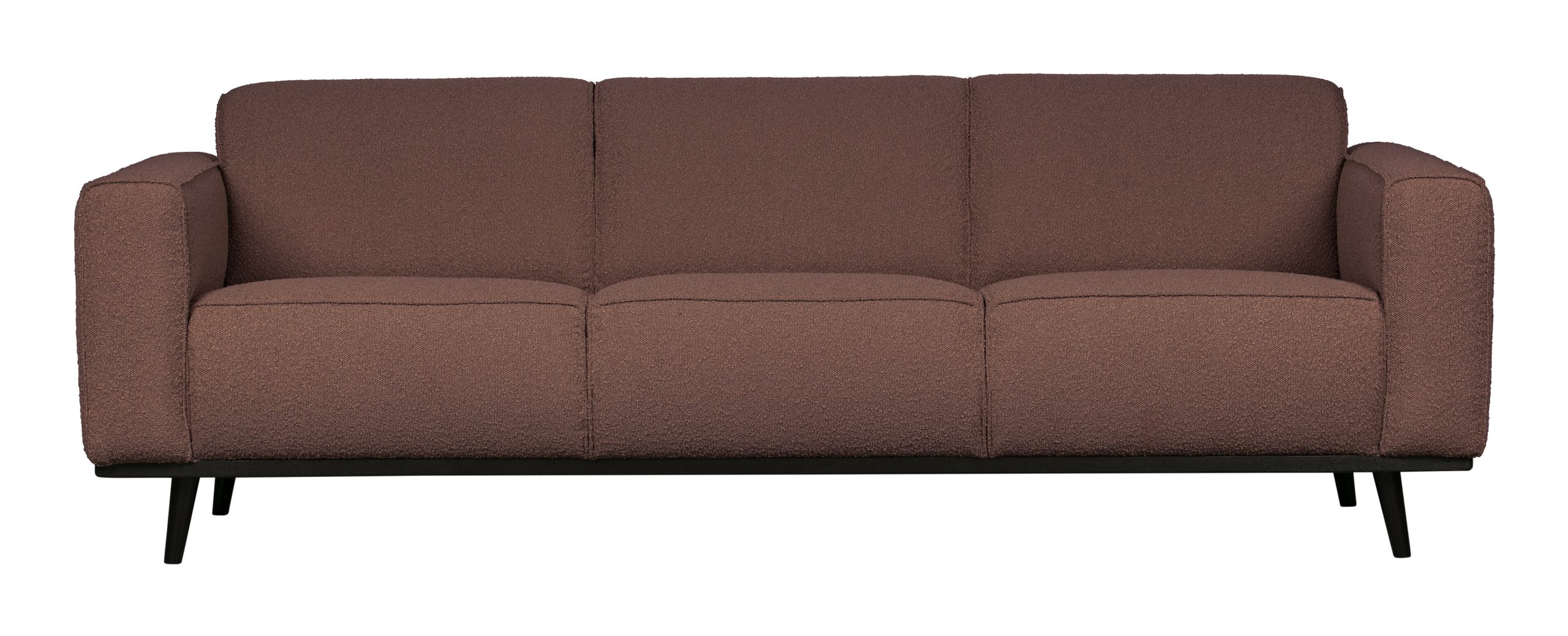 BePureHome Bank 'Statement' 3-zits, Bouclé, kleur Coffee