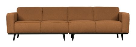 BePureHome Bank 'Statement' 4-zits, Bouclé, kleur Butter