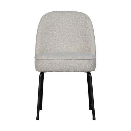 BePureHome Vogue eetkamerstoel bouclé naturel
