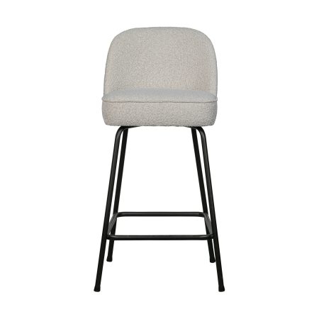 BePureHome Vogue barkruk H65 bouclé naturel