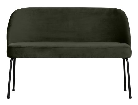 BePureHome Eetkamerbank 'Vogue' Velvet, kleur Donkergroen