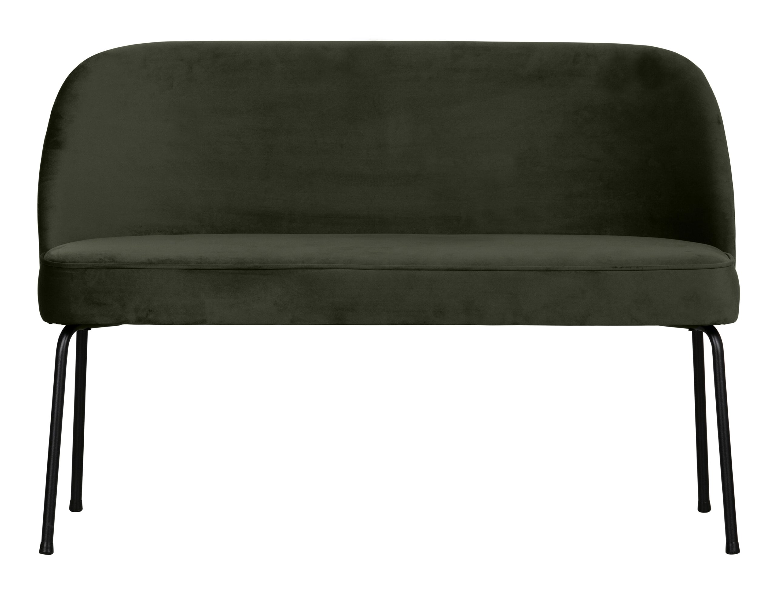 BePureHome Eetkamerbank 'Vogue' Velvet, kleur Donkergroen