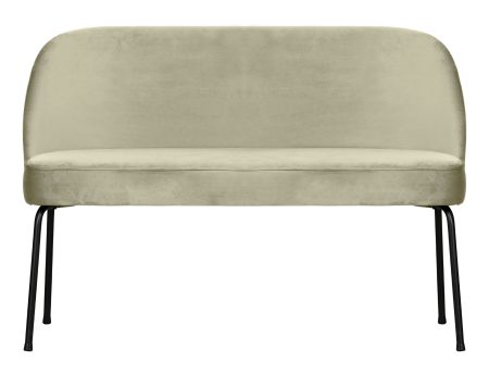 BePureHome Eetkamerbank 'Vogue' Velvet, kleur Pistache