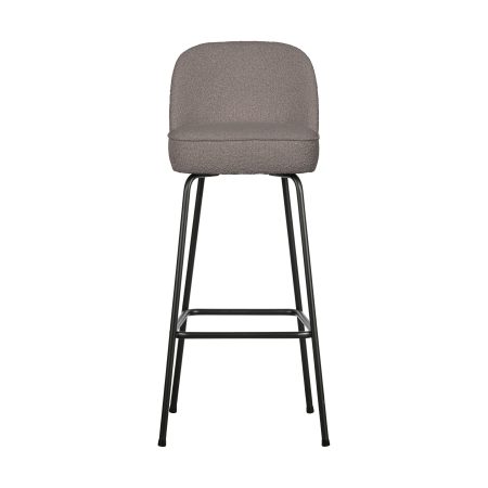 BePureHome Vogue barkruk H80 bouclé nougat