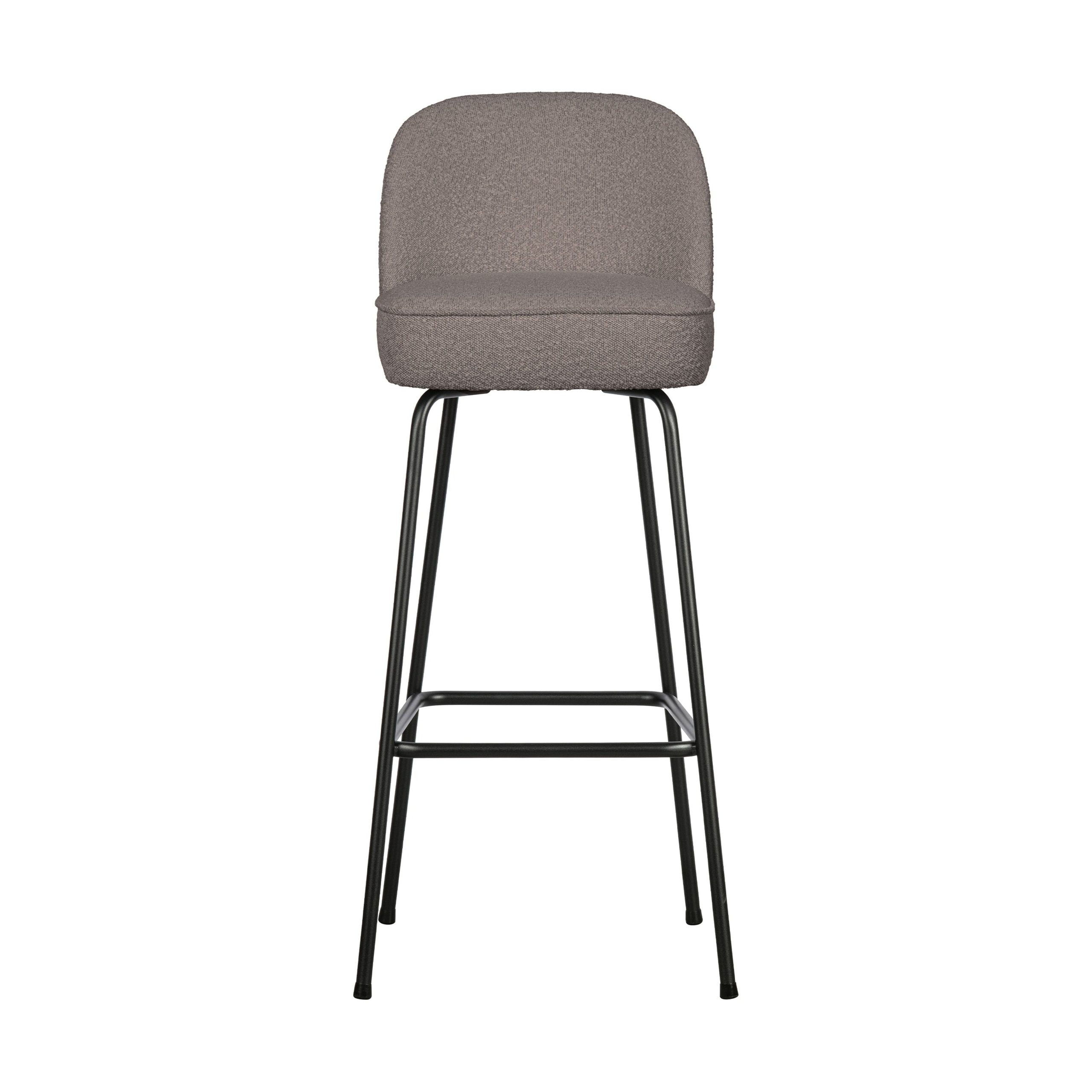 BePureHome Vogue barkruk H80 bouclé nougat