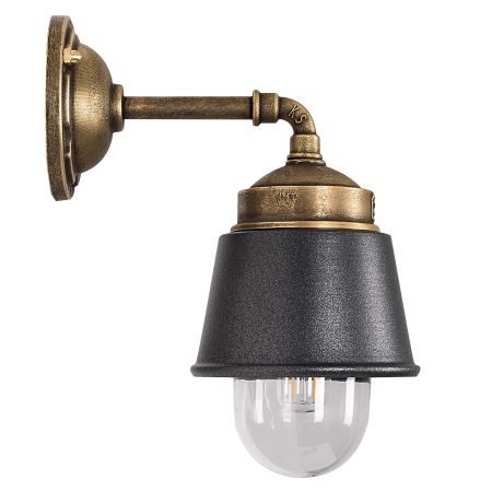 Kostas Brass 90 Muurlamp Brons/Antraciet