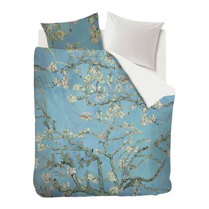 Beddinghouse x Van Gogh Museum Almond Blossom Dekbedovertrek 240 x 200/220 cm - Blauw