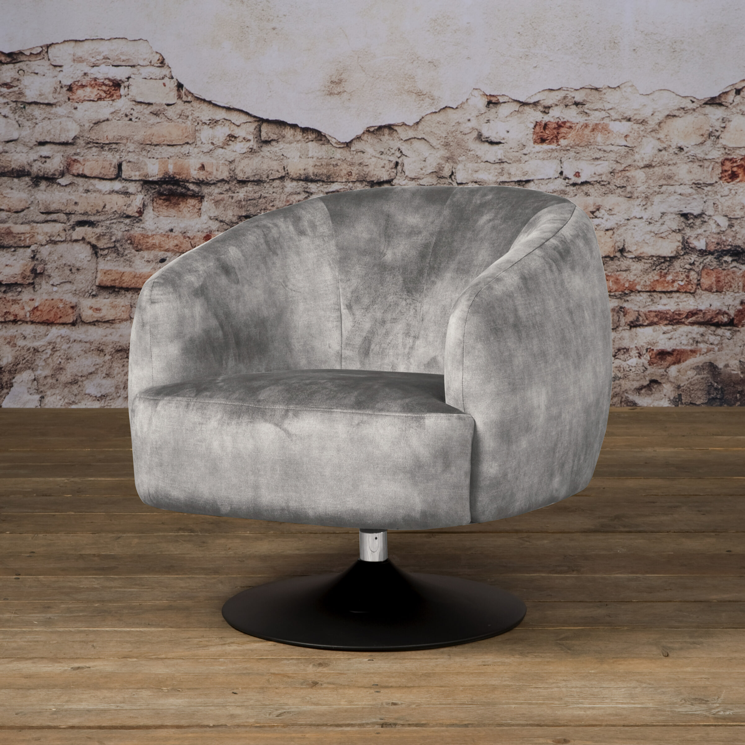 Tower Living Fauteuil 'Barga', kleur grijs