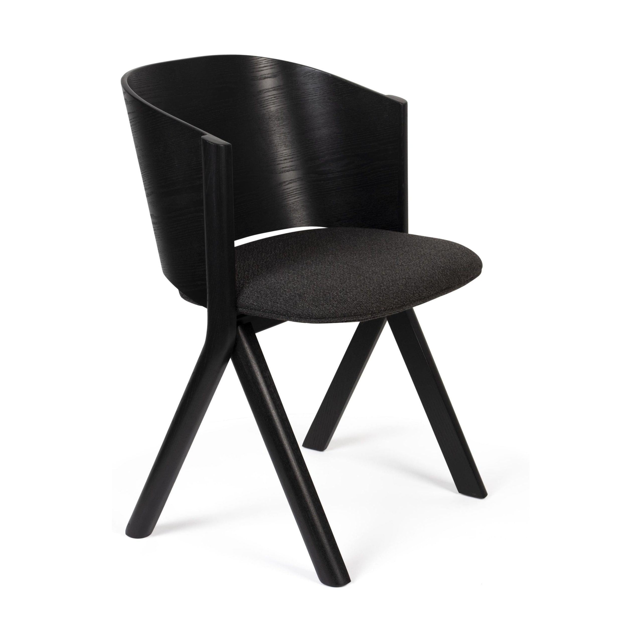 Banne Twigs eetkamerstoel black anthracite