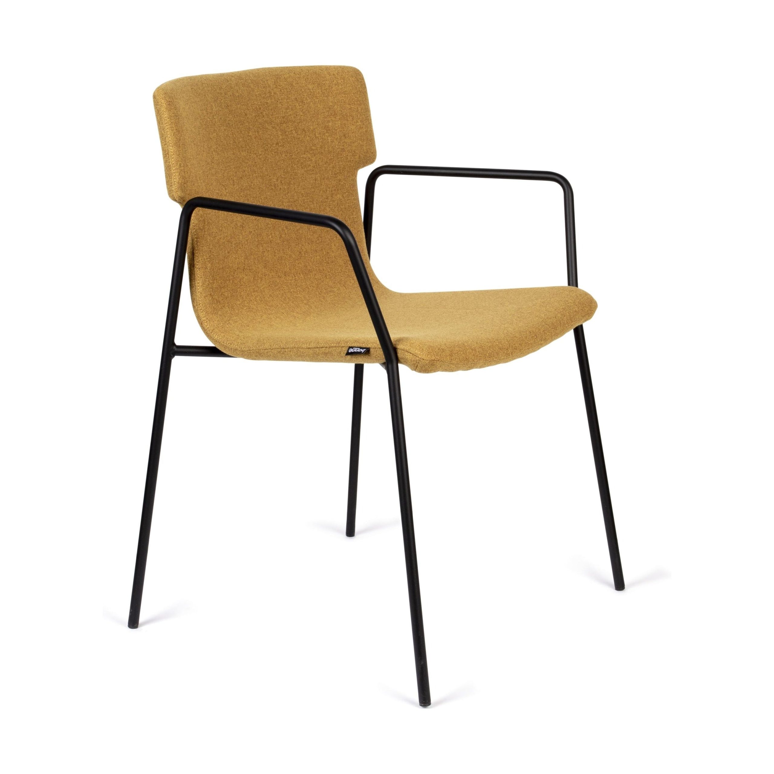 Banne Back-up eetkamerstoel met arm ochre