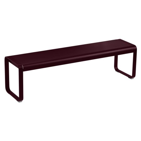 Fermob Bellevie bench tuinbank Black cherry