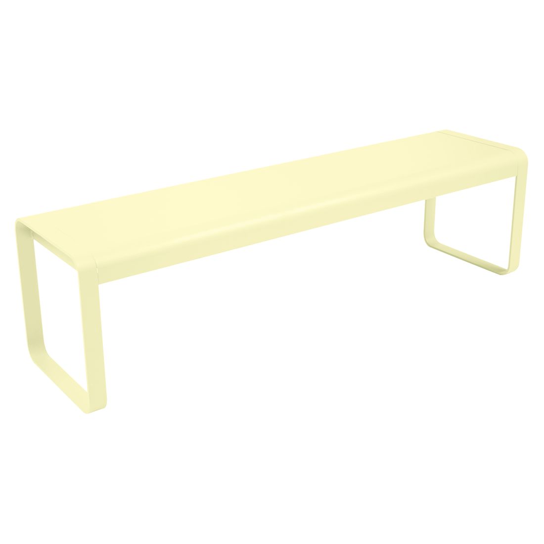 Fermob Bellevie bench tuinbank Frosted lemon