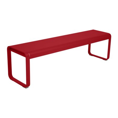 Fermob Bellevie bench tuinbank Poppy