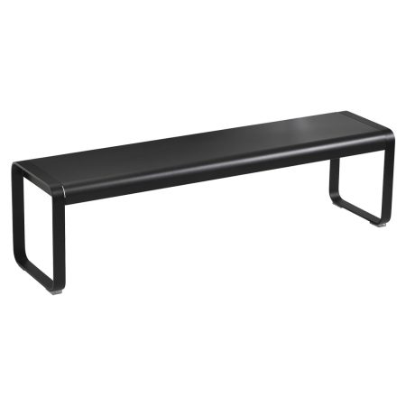 Fermob Bellevie bench tuinbank Liquorice
