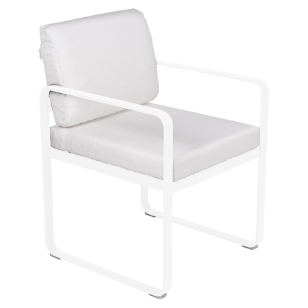 Fermob Bellevie dining armchair tuinstoel Cotton white - Off-White