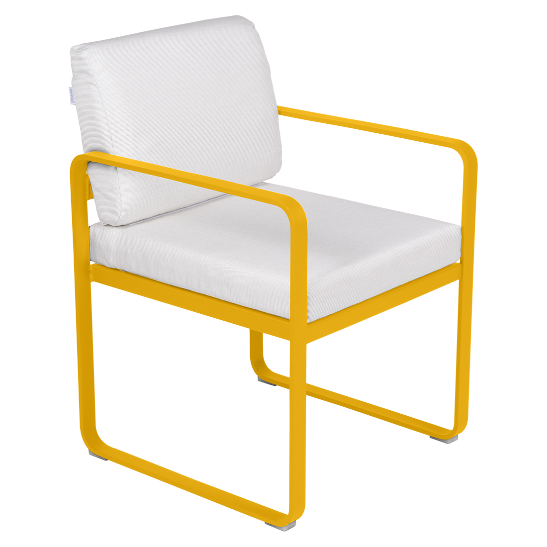 Fermob Bellevie dining armchair tuinstoel Honey - Off-White