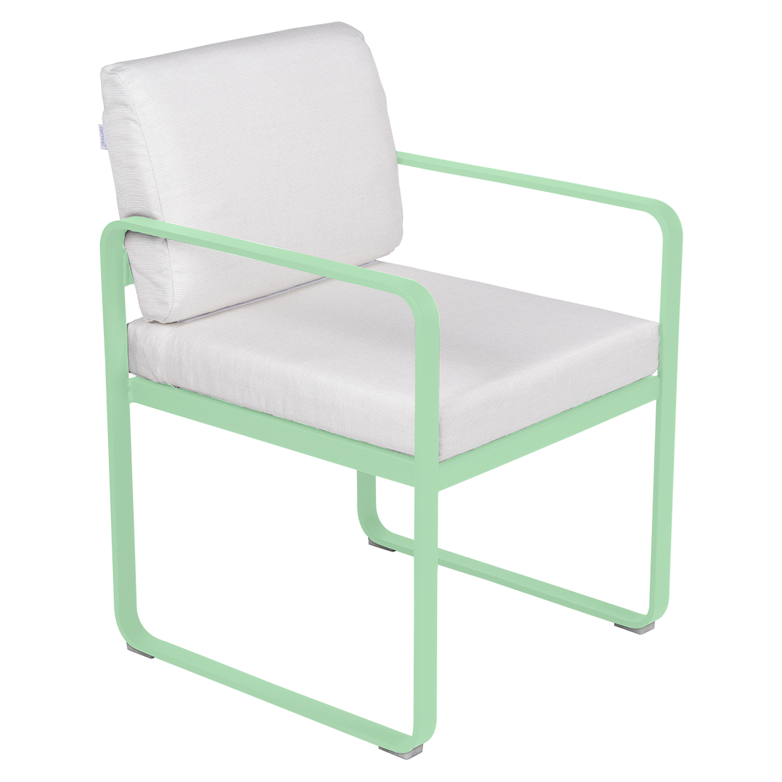 Fermob Bellevie dining armchair tuinstoel Opaline green - Off White