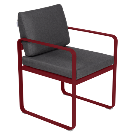 Fermob Bellevie dining armchair tuinstoel Chili - Graphite