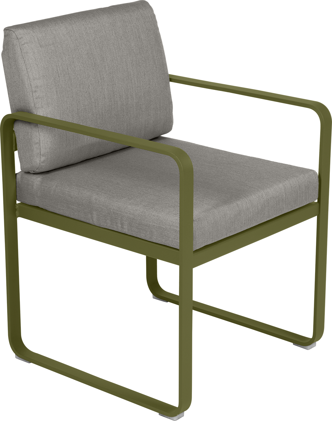 Fermob Bellevie dining armchair tuinstoel Pesto - Grey taupe