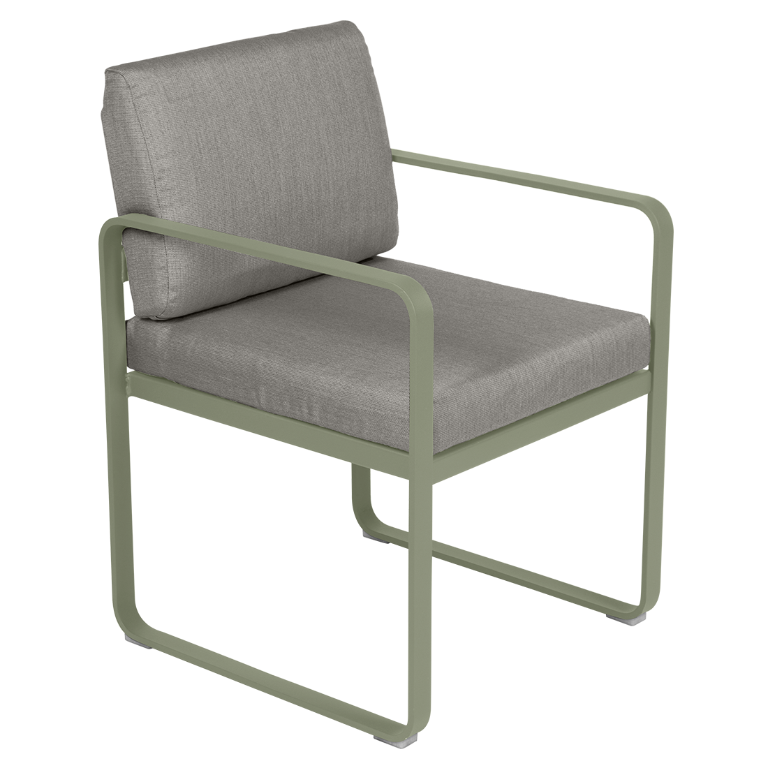 Fermob Bellevie dining armchair tuinstoel Cactus - Grey taupe