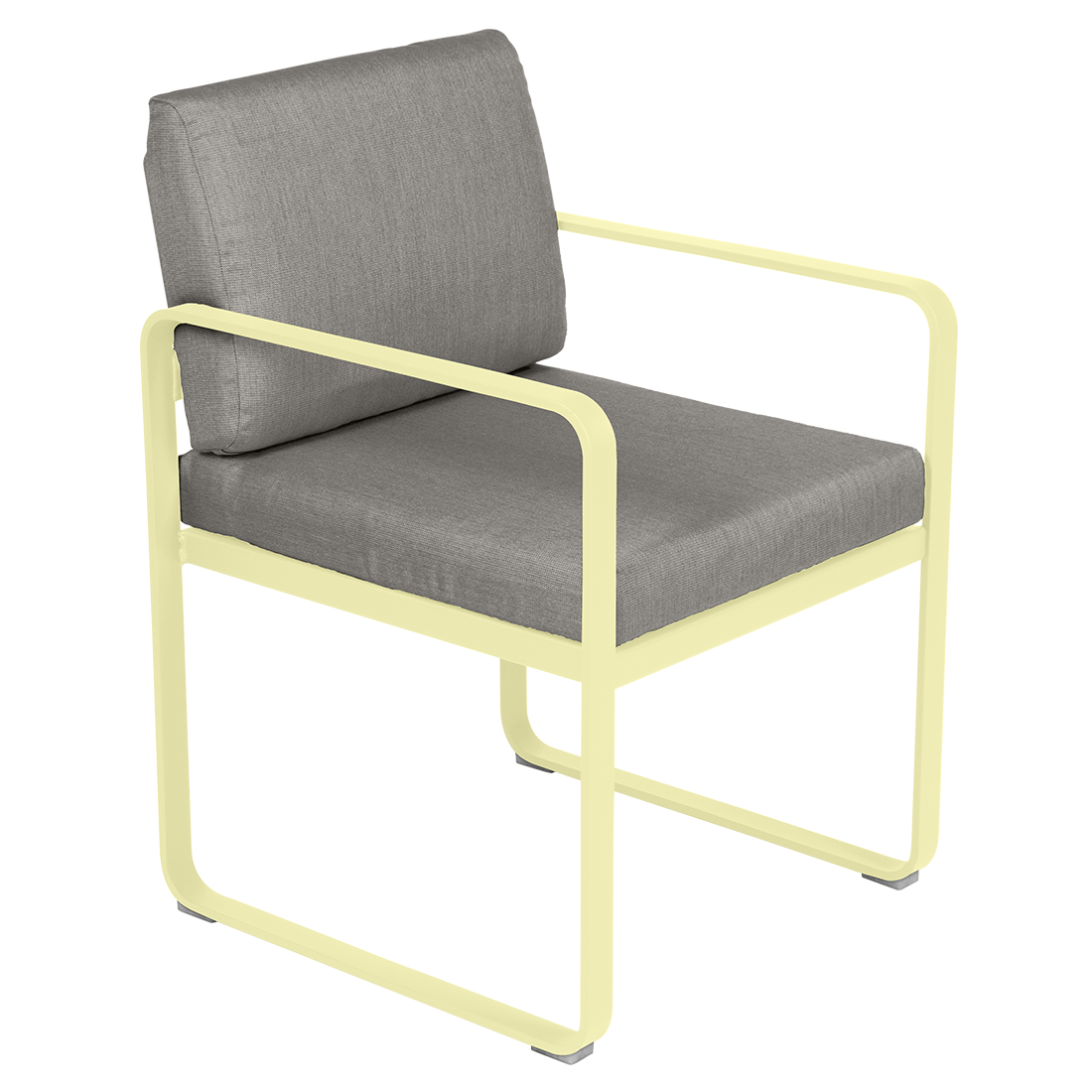 Fermob Bellevie dining armchair tuinstoel Frosted gemon - Grey Taupe