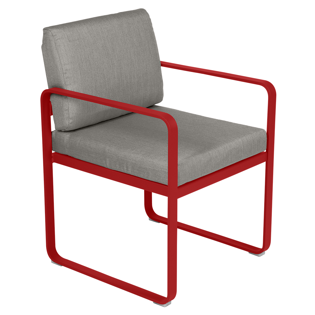 Fermob Bellevie dining armchair tuinstoel Poppy - Grey taupe