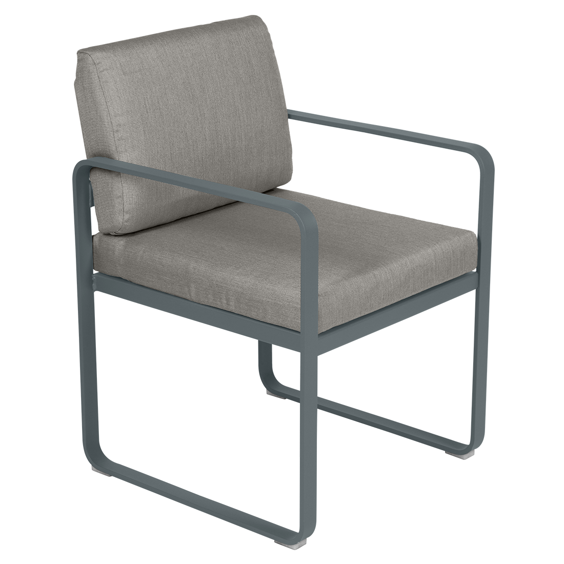 Fermob Bellevie dining armchair tuinstoel Storm grey - Grey taupe