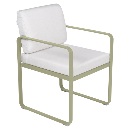 Fermob Bellevie dining armchair tuinstoel Willow green - Off-White