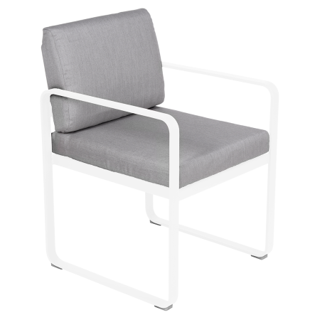 Fermob Bellevie dining armchair tuinstoel Cotton white - Flannel