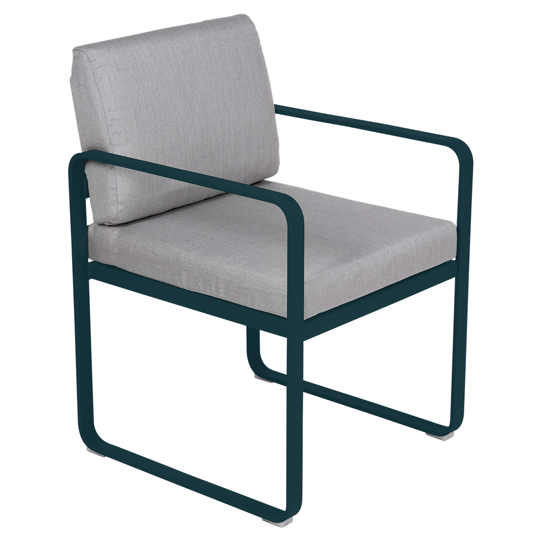 Fermob Bellevie dining armchair tuinstoel Acapulco blue - Flannel