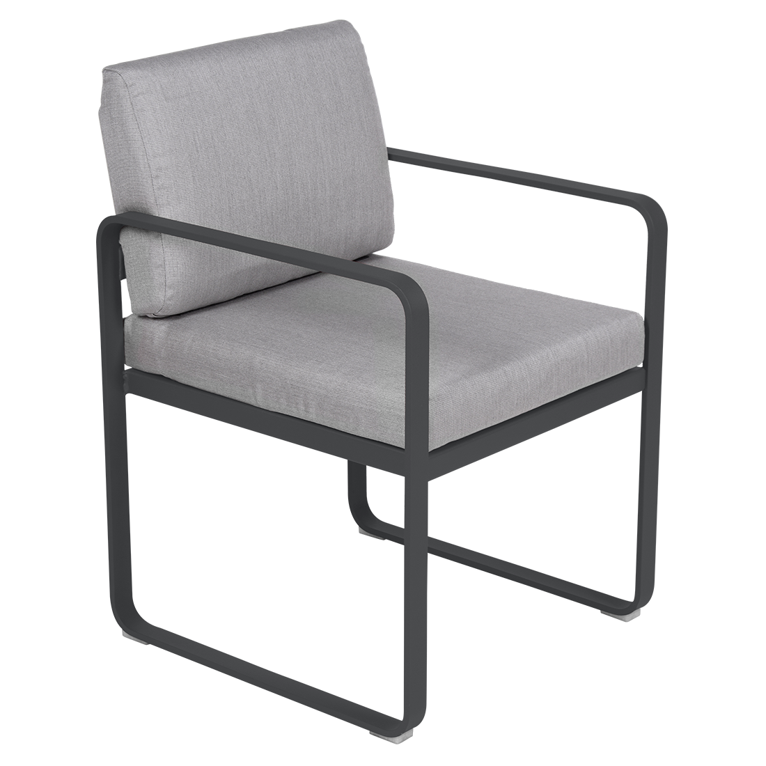 Fermob Bellevie dining armchair tuinstoel Anthracite - Flannel
