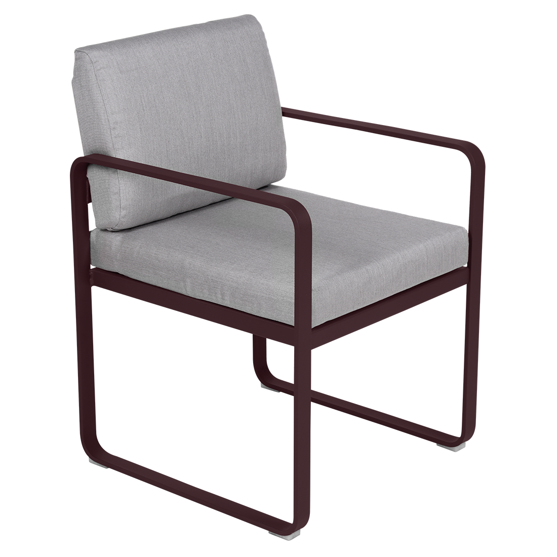 Fermob Bellevie dining armchair tuinstoel Black cherry - Flannel
