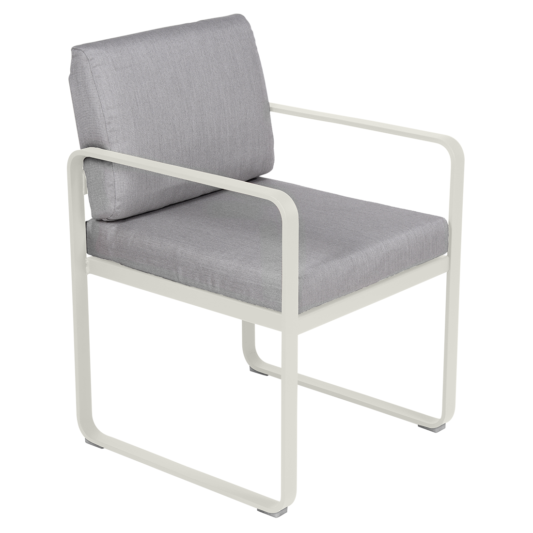 Fermob Bellevie dining armchair tuinstoel Clay grey - Flannel