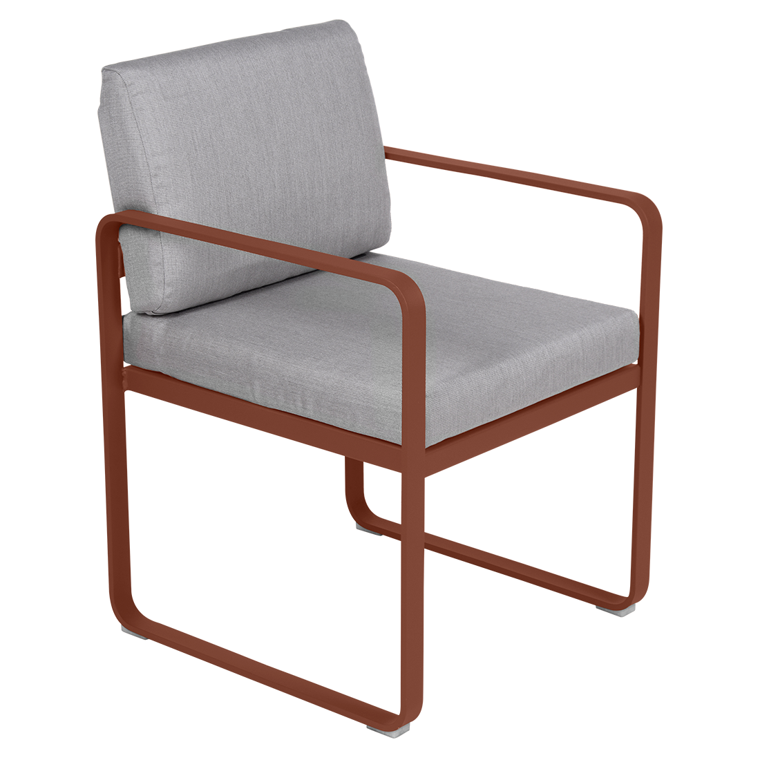 Fermob Bellevie dining armchair tuinstoel Red ochre - Flannel