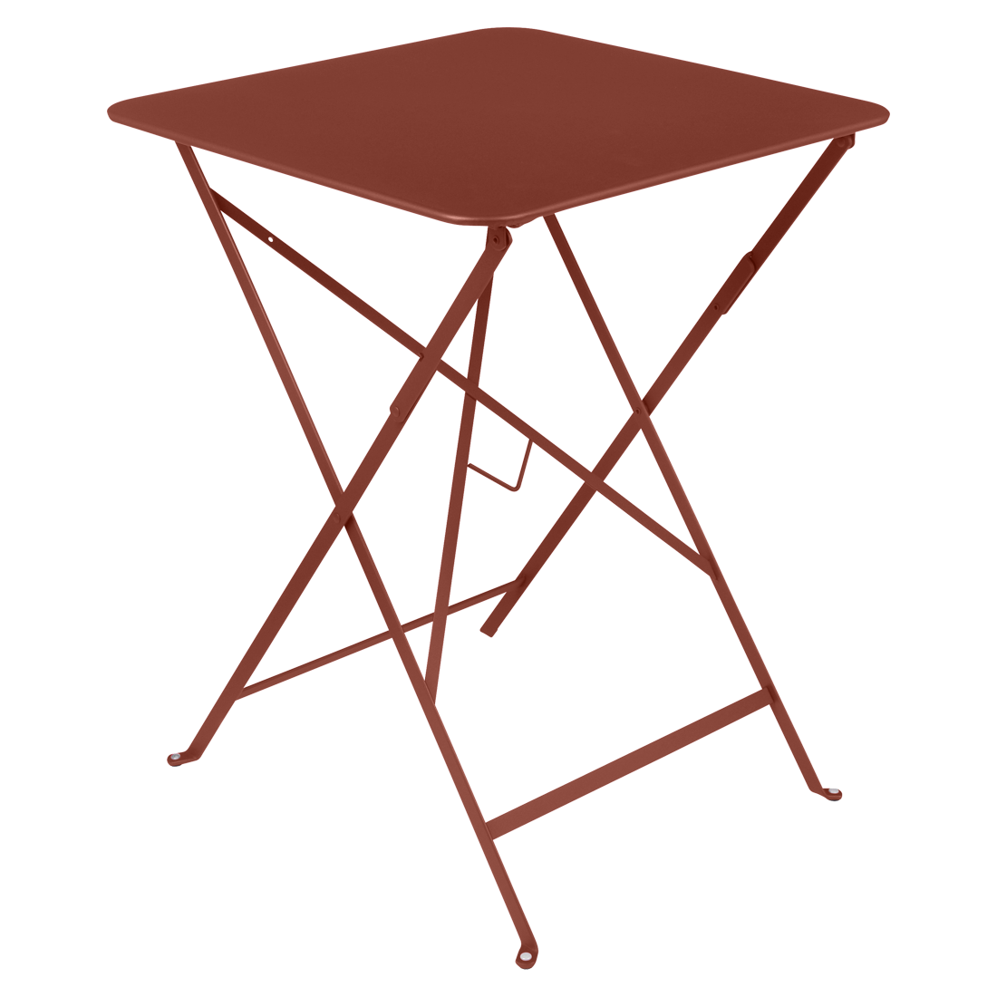 Fermob Bistro tuintafel 57 x 57 cm Red ochre