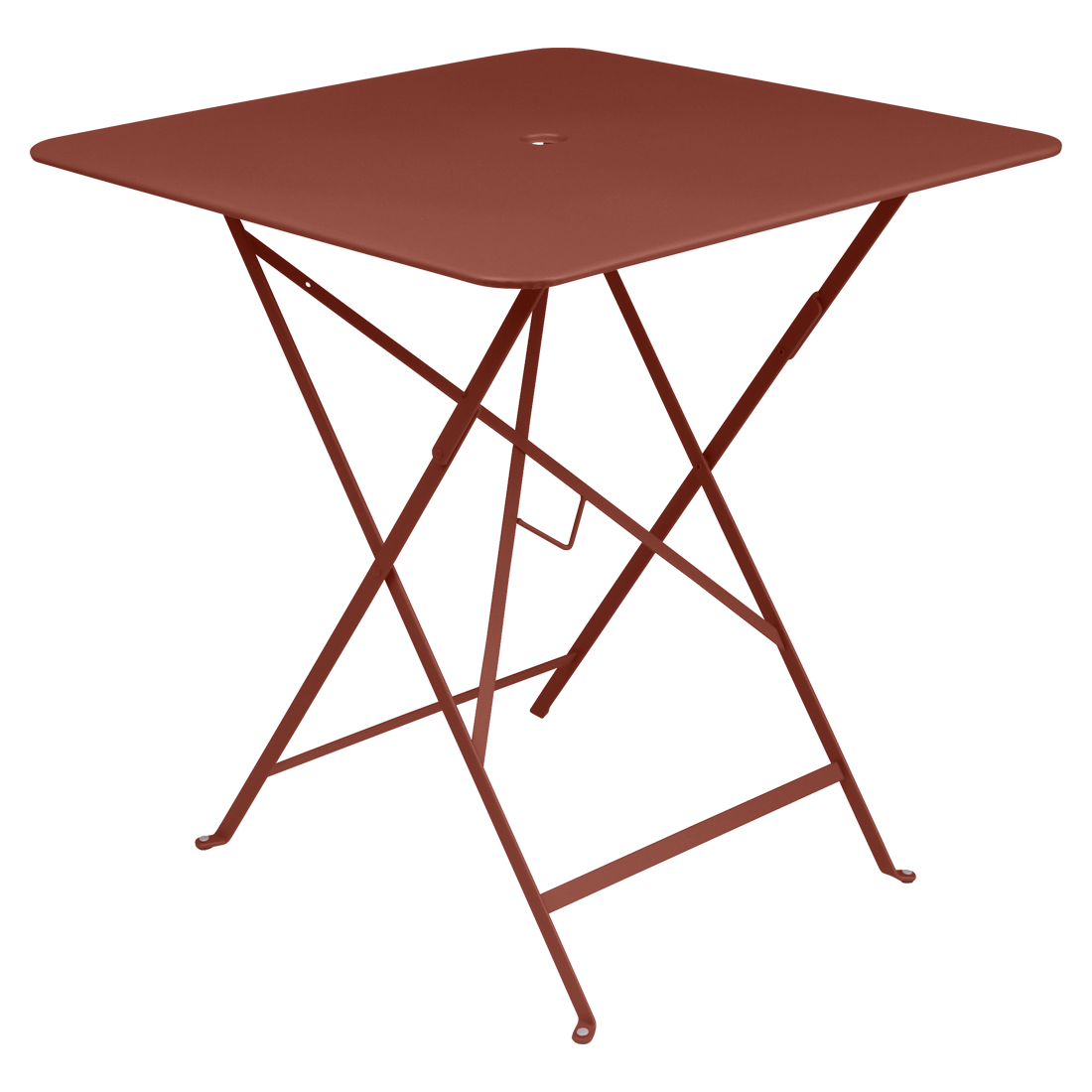 Fermob Bistro tuintafel 71 x 71 cm Red ochre