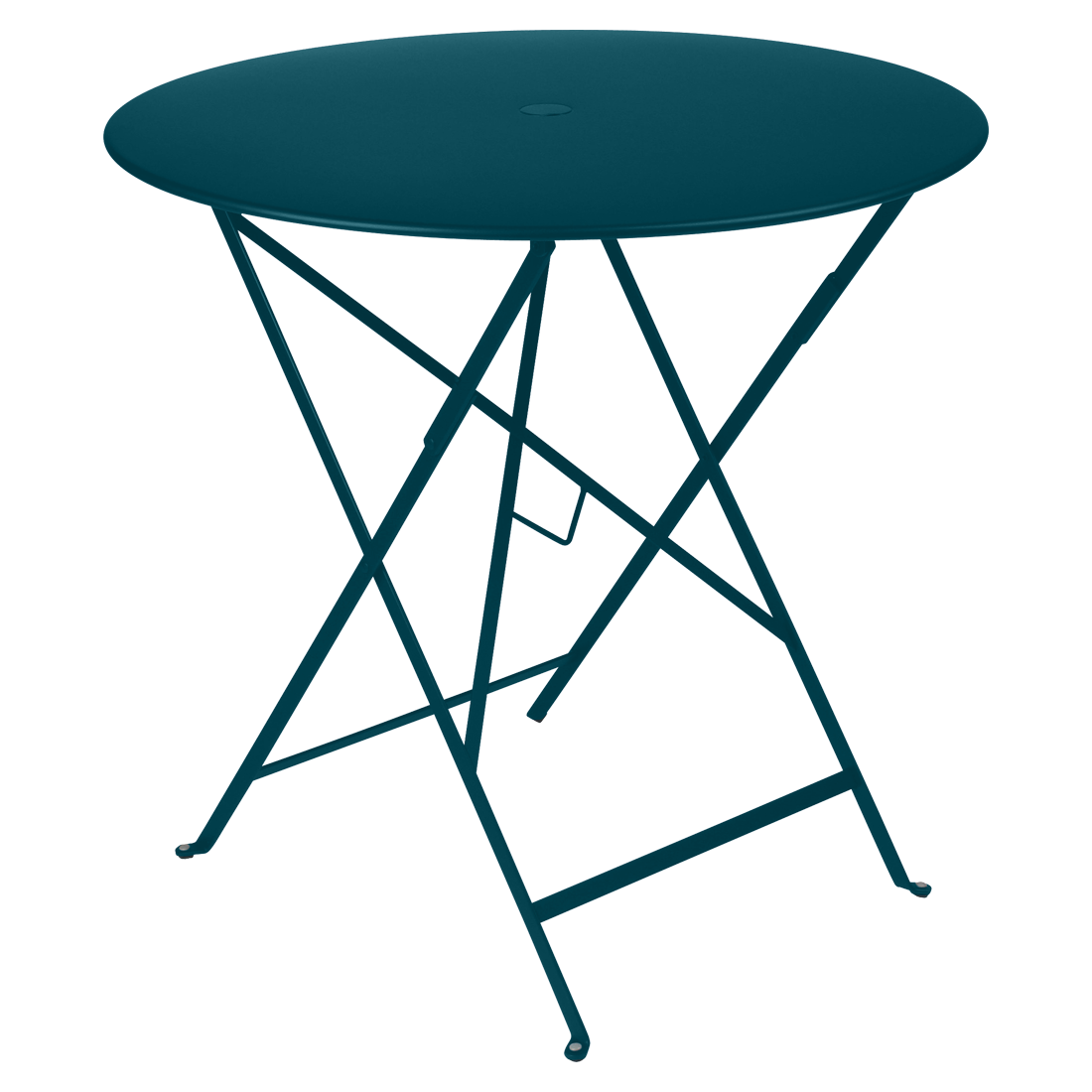 Fermob Bistro tuintafel Ø 77 cm Acapulco blue