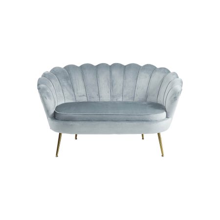 Bank Chanelle Lichtgrijs 136 cm