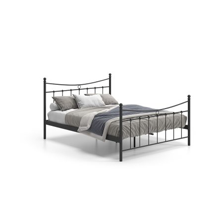 Bed Molly Zwart 160x200cm