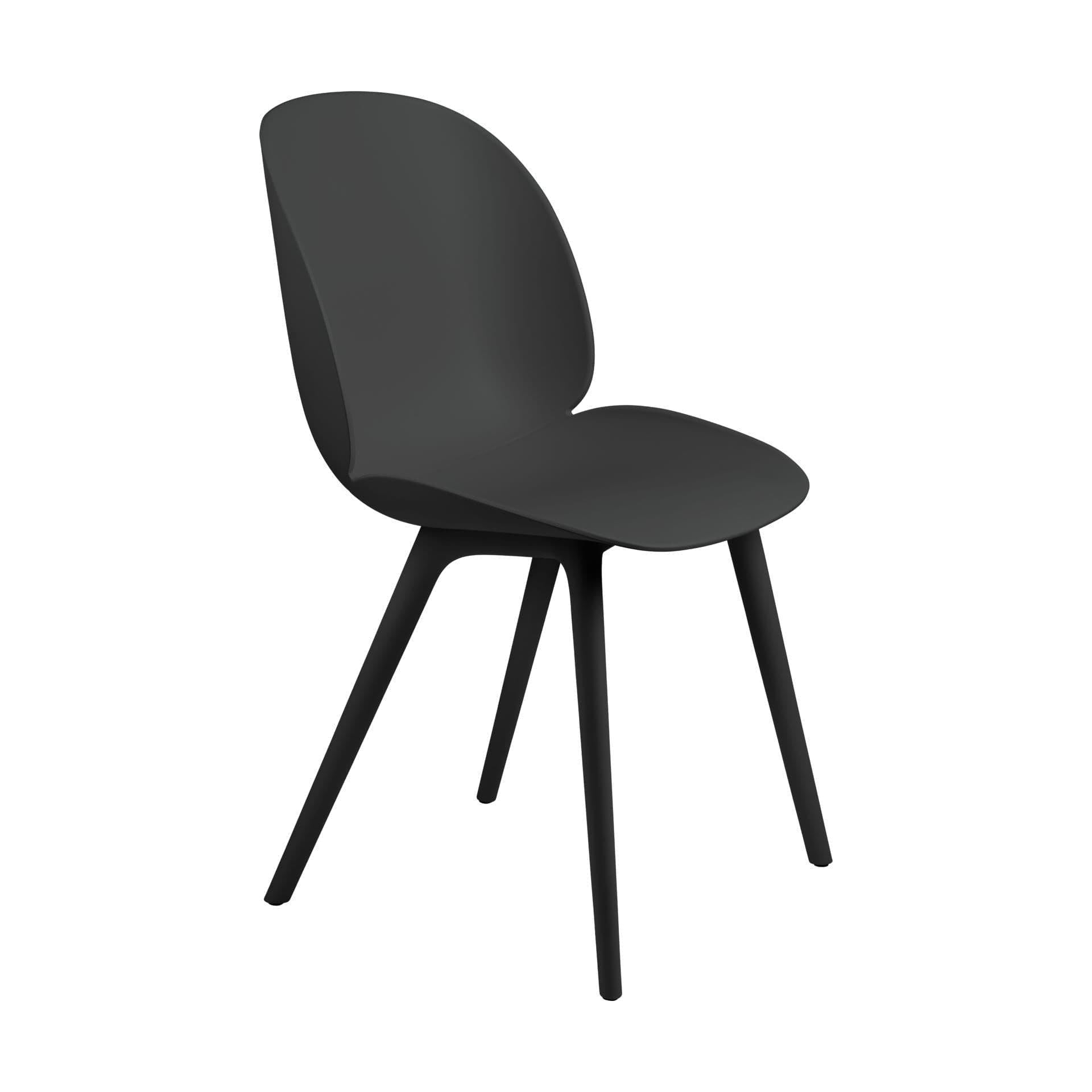 Gubi Beetle eetkamerstoel kunststof Black