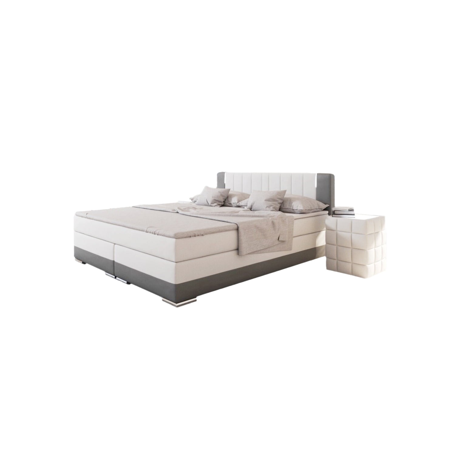 Boxspring Isolde Wit 180x200cm