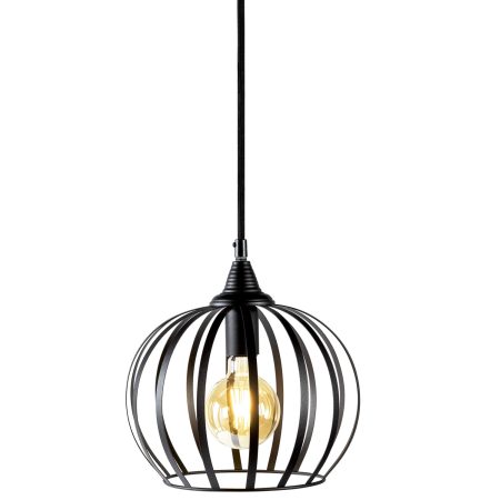 Hugo appel zwart 30cm hanglamp