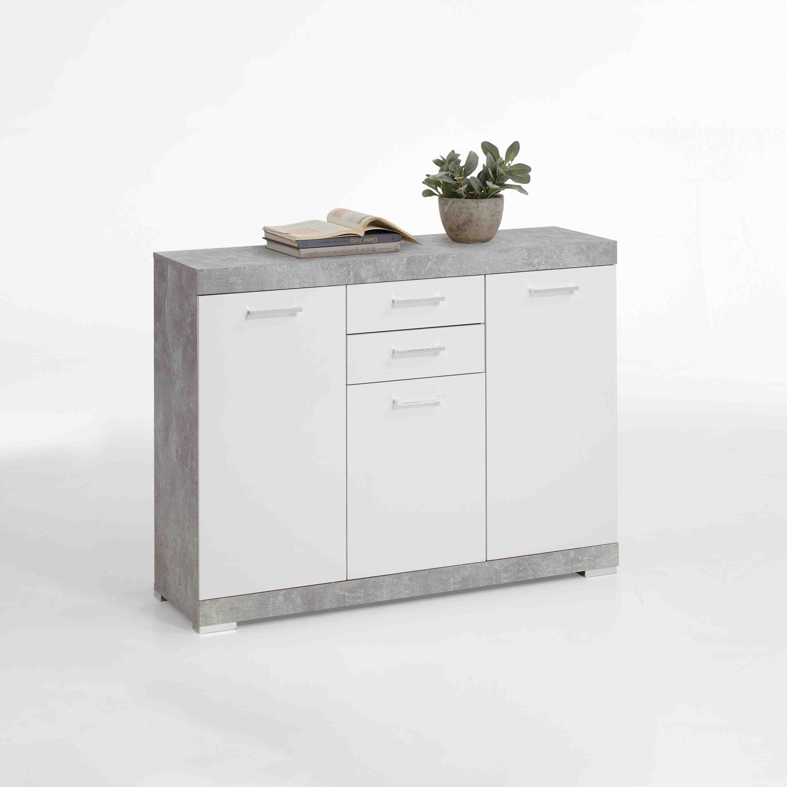 Dressoir Hermes Beton 120x35x90 cm