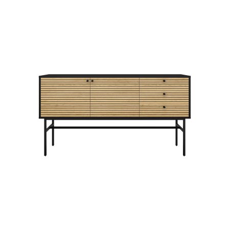Dressoir Madeira Eiken-Zwart