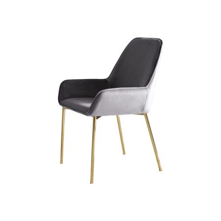 Eetkamerstoel Fiona Grijs - Set van 2