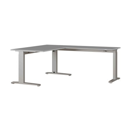 Hoekbureau Ergonoma Lichtgrijs