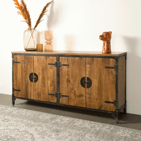 Tower Living Dressoir 'Basto' 180cm, Mangohout