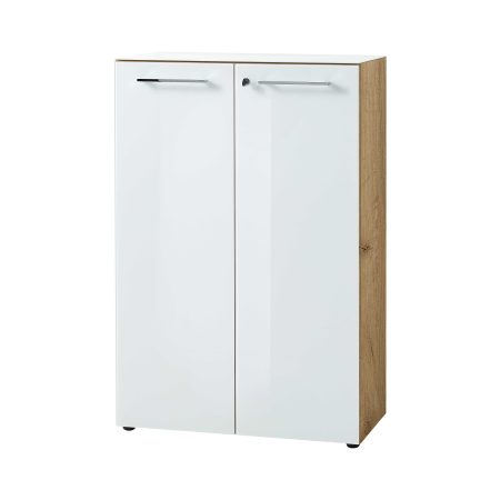 Lage dichte kantoorkast Destin Eiken